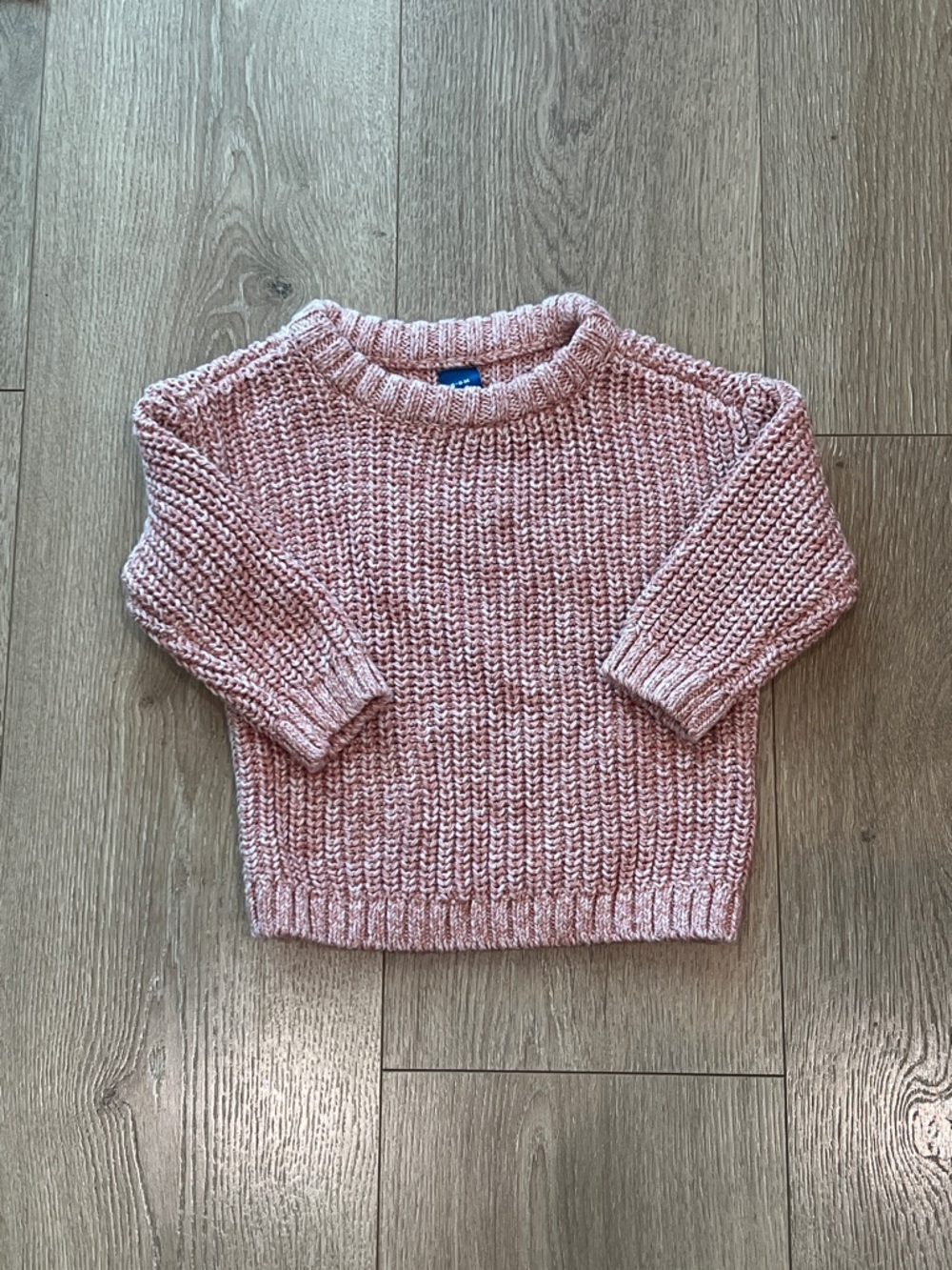 Old Navy Baby Pink Chunky Knit Crewneck Sweater